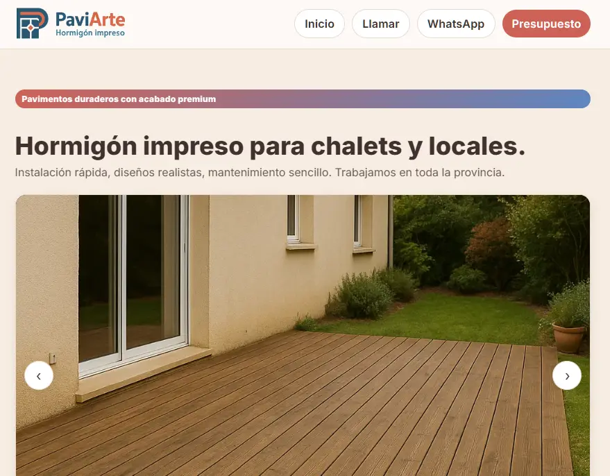 Paviarte — Portafolio creativo (preview)
